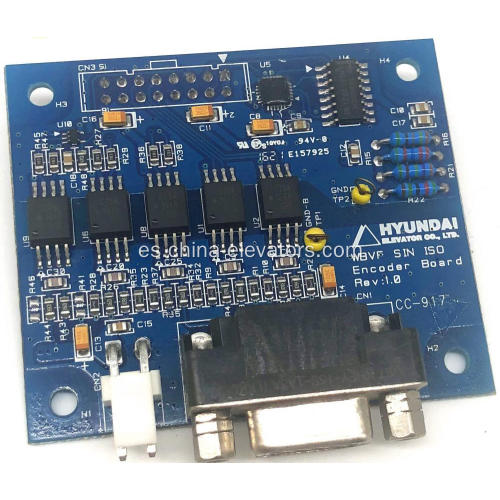 WBVF SIN ISO / Placa codificadora Rev:1.0 / CC-917 para ascensores Hyundai